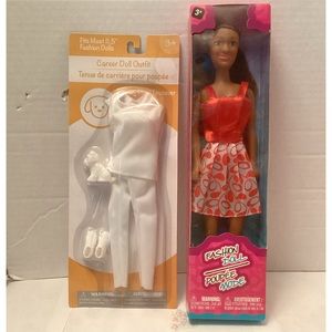 Toy-Fashion Doll. NWTS, 11.5 inches tall. Extra outfit.